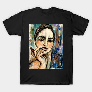 Smoking lady T-Shirt